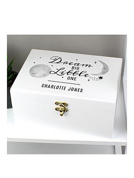 The Personalised Memento Company Personalised Dream Big Little One Keepsake Box