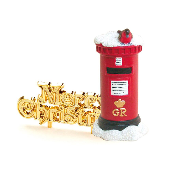 Anniversary House Classic Post Box Topper + Motto BX112