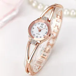 Quartz Watch for Women's Analog Quartz Casual Fashion Rhinestone Watches Luxury Brand Stainless Steel Bracelet Watches Ladies Quartz Dress Watches Lightinthebox